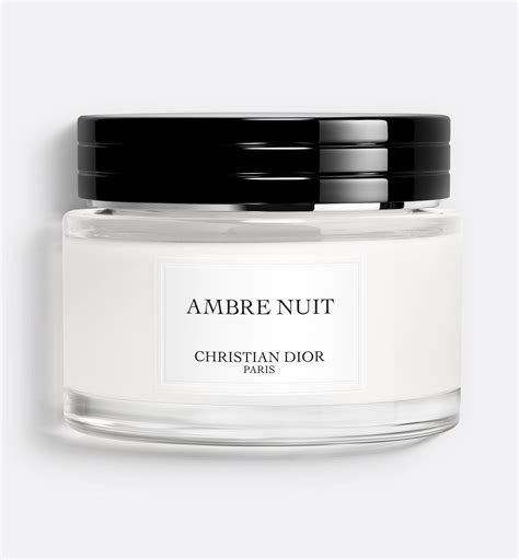 ambre nuit dior body cream